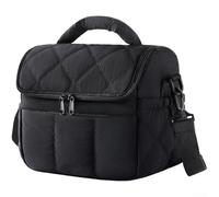 Borsa termica per il pranzo a quattro strati, realizzata in tessuto Oxford impermeabile di lunga durata, per scuola, lavoro o picnic (bianco)