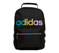 Borsa termica per il pranzo adidas Santiago, nera, arcobaleno, taglia unica