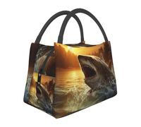Borsa termica per il pranzo al crepuscolo, per donne e uomini, borsa termica per picnic, lavoro