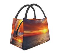 Borsa termica per il pranzo al mare e al tramonto, per donne e uomini, borsa termica per picnic, lavoro
