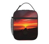 Borsa termica per il pranzo, borsa termica per donne e uomini, borsa termica riutilizzabile, il momento migliore per vedere l'alba, borsa tote per il pranzo al lavoro e picnic