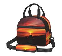 Borsa termica per il pranzo, borsa termica per donne e uomini, borsa termica riutilizzabile, il momento migliore per vedere l'alba, borsa tote per il pranzo al lavoro e picnic
