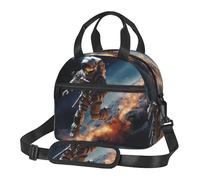 Borsa termica per il pranzo con astronauta che vola nello spazio, per donne e uomini, riutilizzabile, a prova di perdite, borsa termica per il pranzo per ufficio e picnic