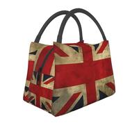 Borsa termica per il pranzo, con bandiera britannica, per donne e uomini, borsa termica per picnic, lavoro