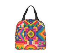 Borsa termica per il pranzo con diagramma a forma di mandala, piccola borsa termica per il pranzo, per donne e uomini