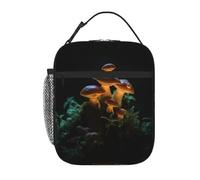 Borsa termica per il pranzo, con funghi al buio, per donne e uomini, borsa termica per picnic, lavoro