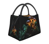 Borsa termica per il pranzo, con funghi al buio, per donne e uomini, borsa termica per picnic, lavoro