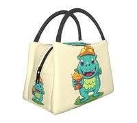Borsa termica per il pranzo con mostro che tiene trofeo borsa per il pranzo per donne uomini borsa termica per il pranzo borsa tote per picnic lavoro