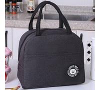 Borsa termica per il pranzo con motivo a orso, rivestimento in alluminio impermeabile, adatta per uso scolastico e lavorativo, mantiene il cibo fresco e delizioso, contenitore bento, borsa portatile,