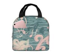 Borsa termica per il pranzo con note da sogno, per donne e uomini, riutilizzabile, a prova di perdite, borsa termica per il pranzo per ufficio e picnic