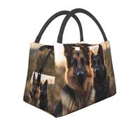 Borsa termica per il pranzo con pastore tedesco, borsa termica per il pranzo, per donne e uomini, borsa termica per picnic, lavoro