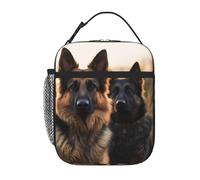 Borsa termica per il pranzo con pastore tedesco, borsa termica per il pranzo, per donne e uomini, borsa termica per picnic, lavoro