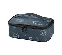Borsa termica per il pranzo con pianeti grigi dei cartoni animati per ragazze Tote Boy Lunch Box da campeggio