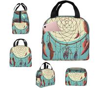Borsa termica per il pranzo con rete da sogno, borsa per il pranzo da donna, borsa per il pranzo riutilizzabile