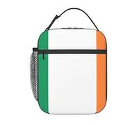 Borsa termica per il pranzo, con stampa bandiera irlandese, riutilizzabile, per lavoro, viaggi, picnic all'aperto, stile casual
