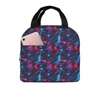 Borsa termica per il pranzo con stampa di auto da corsa Cyber Cool, porta pranzo per uomo e donna, borsa termica riutilizzabile a prova di perdite, grande capacità, per ufficio, lavoro, picnic, via