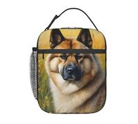 Borsa termica per il pranzo con stampa di cane Akita, ideale per donne, uomini, adulti, lavoro, ufficio o spiaggia. Contenitore termico riutilizzabile di grande capacità, perfetto per picnic, viagg