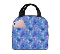 Borsa termica per il pranzo con stampa di tartarughe marine da sogno, porta pranzo per uomo e donna, borsa termica riutilizzabile a prova di perdite, grande capacità, per ufficio, lavoro, picnic, v