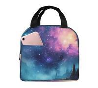 Borsa termica per il pranzo da donna, riutilizzabile, per ufficio, viaggio, termica, con stella fiume, borsa termica per il pranzo, borsa termica a tenuta stagna, borsa termica da uomo, grande