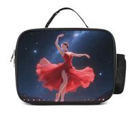 Borsa termica per il pranzo "Dancer on Star Stage" per donne/uomini, porta pranzo riutilizzabile per ufficio, lavoro, picnic, spiaggia, borsa termica alla moda con manico, porta pranzo congelabile