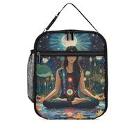 Borsa termica per il pranzo dei sette chakra, yoga, meditazione, per uomini e donne, borsa termica portatile per il lavoro e picnic