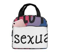 Borsa termica per il pranzo Hello I'm Bisexual Lunch Box Riutilizzabile Borsa per il pranzo carina per adulti e bambini, Borse per il pranzo a tenuta stagna per il lavoro Ufficio Viaggi Scuola Picni