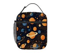 Borsa termica per il pranzo per bambini Abstract Art Universe Kids, borsa per il pranzo riutilizzabile e a prova di perdite per bambini, borsa termica portatile per il pranzo per la scuola, picnic,
