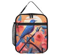 Borsa termica per il pranzo per donne e uomini, borsa termica riutilizzabile, Bluebird on The Branch, borsa per il pranzo per lavoro e picnic