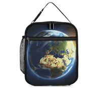 Borsa termica per il pranzo per donne e uomini, borsa termica riutilizzabile, borsa per il pranzo in terra incandescente per il lavoro