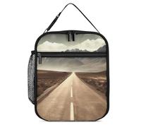 Borsa termica per il pranzo per donne e uomini, borsa termica riutilizzabile, borsa per il pranzo non ci sono auto sulla strada, borsa per il pranzo per il lavoro