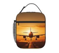 Borsa termica per il pranzo per donne e uomini, borsa termica riutilizzabile, borsa termica per aerei al tramonto, borsa per il pranzo per lavoro e picnic
