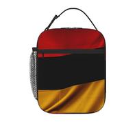 Borsa termica per il pranzo per donne e uomini, borsa termica riutilizzabile con bandiera della Germania, borsa per il pranzo per il lavoro e picnic