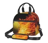 Borsa termica per il pranzo per donne e uomini, borsa termica riutilizzabile, per bruciare immagini di tennis, borsa per il pranzo per il lavoro e picnic