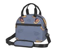 Borsa termica per il pranzo per donne e uomini, borsa termica riutilizzabile, un gruppo di Tyrannosaurus rex Lunch Tote Bag per lavoro picnic