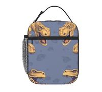 Borsa termica per il pranzo per donne e uomini, borsa termica riutilizzabile, un gruppo di Tyrannosaurus rex Lunch Tote Bag per lavoro picnic