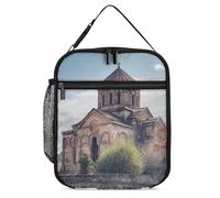 Borsa termica per il pranzo, per donne e uomini, chiesa armena, borsa per il pranzo, riutilizzabile, per ufficio e campeggio