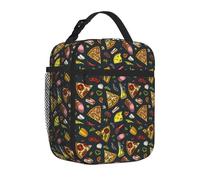 Borsa termica per il pranzo per donne e uomini, da lavoro, per prosciutto, peperone, pizza, riutilizzabile, borsa per il pranzo per adulti per ufficio e picnic