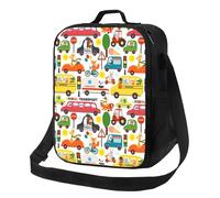 Borsa termica per il pranzo per donne e uomini, da lavoro, trasporti con animali, per adulti, per donne e uomini, morbida borsa termica isolata, piccola borsa per il pranzo con tracolla regolabile