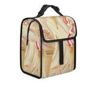 Borsa termica per il pranzo per donne e uomini, diversi coni gelato, borse per il pranzo per il lavoro