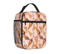 Borsa termica per il pranzo, per donne e uomini, per lavoro, gelato, No.J9012, riutilizzabile, per adulti, per ufficio, picnic