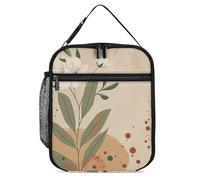 Borsa termica per il pranzo per donne e uomini, riutilizzabile, borsa per il pranzo marrone chiaro, contenitore per il pranzo per ufficio