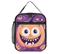 Borsa termica per il pranzo, per donne e uomini, riutilizzabile, borsa termica per Halloween, mostro di Halloween, borsa per il pranzo per il lavoro e picnic
