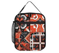 Borsa termica per il pranzo, per donne e uomini, riutilizzabile, con colori a contrasto elevato, contenitore per il pranzo per ufficio