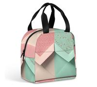 Borsa termica per il pranzo, per donne e uomini, riutilizzabile, con tasca frontale, due buste, a prova di perdite, borsa termica per ufficio, lavoro, viaggi, picnic