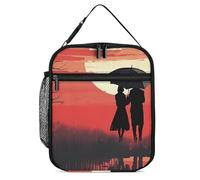 Borsa termica per il pranzo, per donne e uomini, riutilizzabile, per due persone sotto l'ombrello, borsa per il pranzo per lavoro e picnic