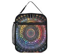 Borsa termica per il pranzo per donne e uomini, riutilizzabile, per il pranzo, design circolare, contenitore per il pranzo per ufficio