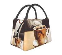 Borsa termica per il pranzo per uomini e donne adulti riutilizzabile Lunch Box caffè caldo a tenuta stagna borsa termica grande capacità contenitori per il pranzo per ufficio lavoro picnic