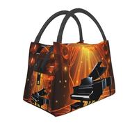 Borsa termica per il pranzo per uomini e donne adulti, riutilizzabile, per teatro musicale, a prova di perdite, grande capacità, contenitori per il pranzo, borse per il pranzo per ufficio, lavoro