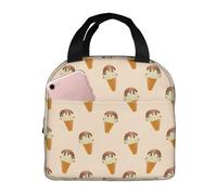 Borsa termica per il pranzo per uomini e donne, da lavoro, con gelato n. 9010, morbida borsa termica per viaggi, impermeabile, piccola scatola per il pranzo per adulti, per uomini e donne, borsa per