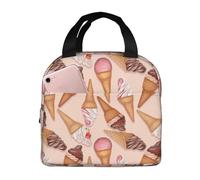 Borsa termica per il pranzo per uomini e donne, da lavoro, con gelato n. J9012, morbida borsa termica per viaggi, impermeabile, piccola scatola per il pranzo per adulti, per uomini e donne, borsa per